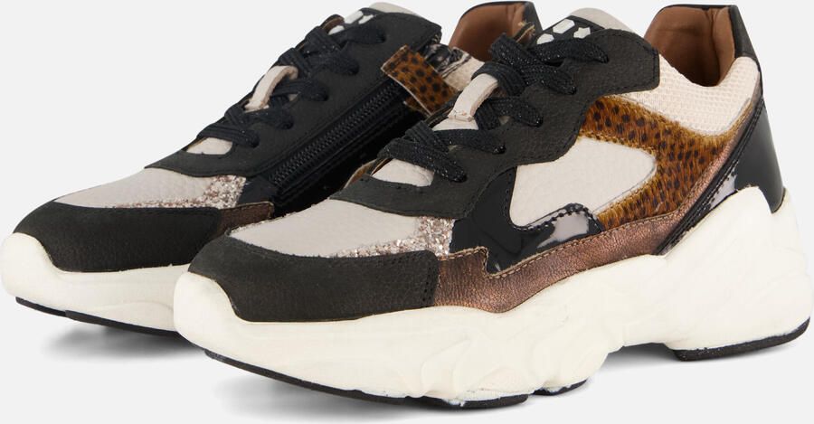 Muyters Sneakers zwart Leer Kinderschoenen - Foto 5