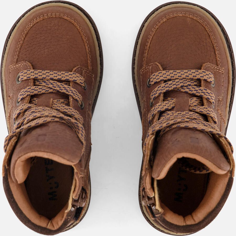 Muyters Veterboots bruin Leer Kinderschoenen - Foto 4