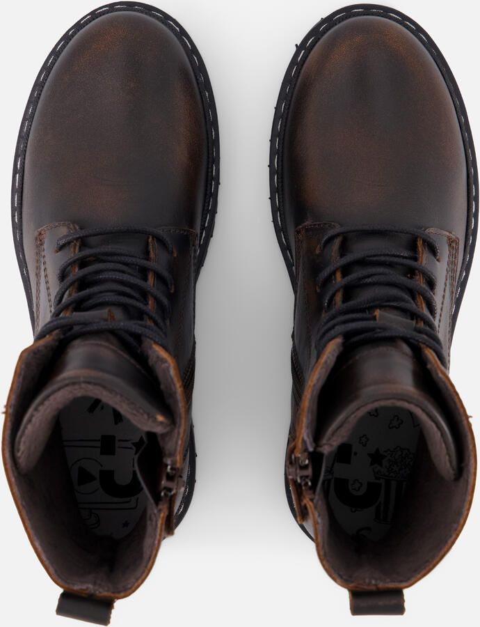Muyters Veterboots bruin Leer Kinderschoenen - Foto 4