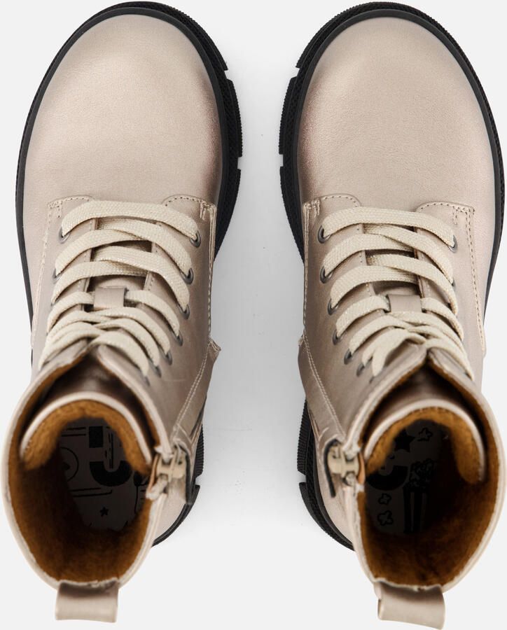 Muyters Veterboots goud Synthetisch Kinderschoenen - Foto 3