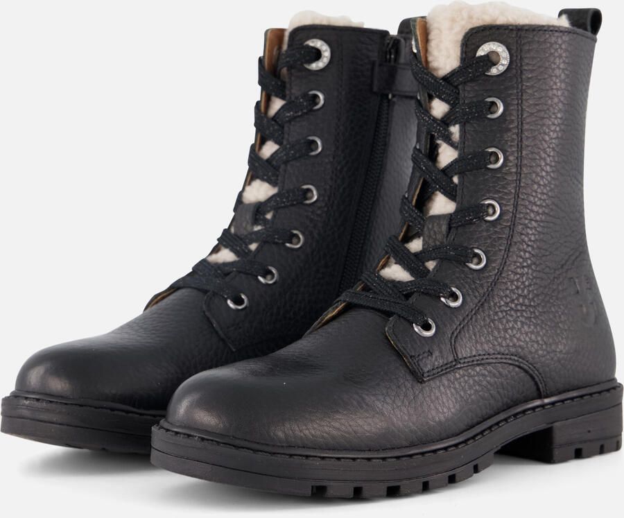 Muyters Veterboots zwart Leer Kinderschoenen - Foto 2
