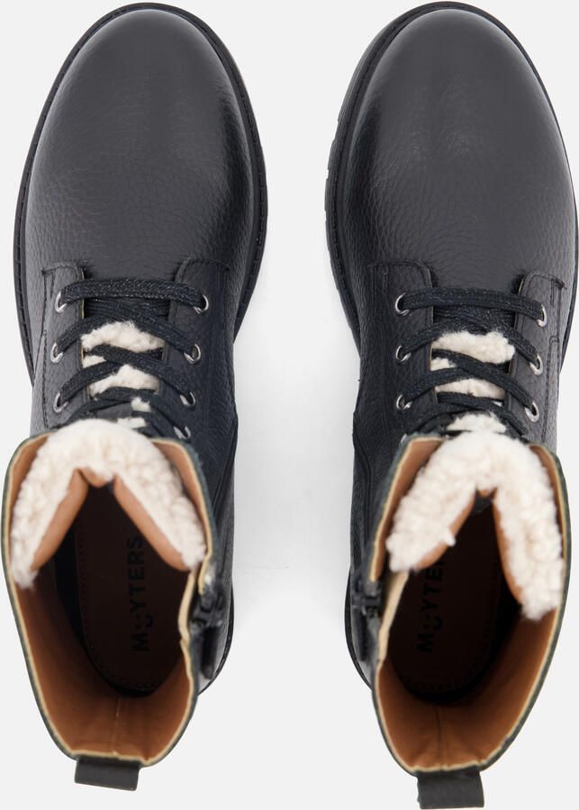 Muyters Veterboots zwart Leer Kinderschoenen - Foto 3