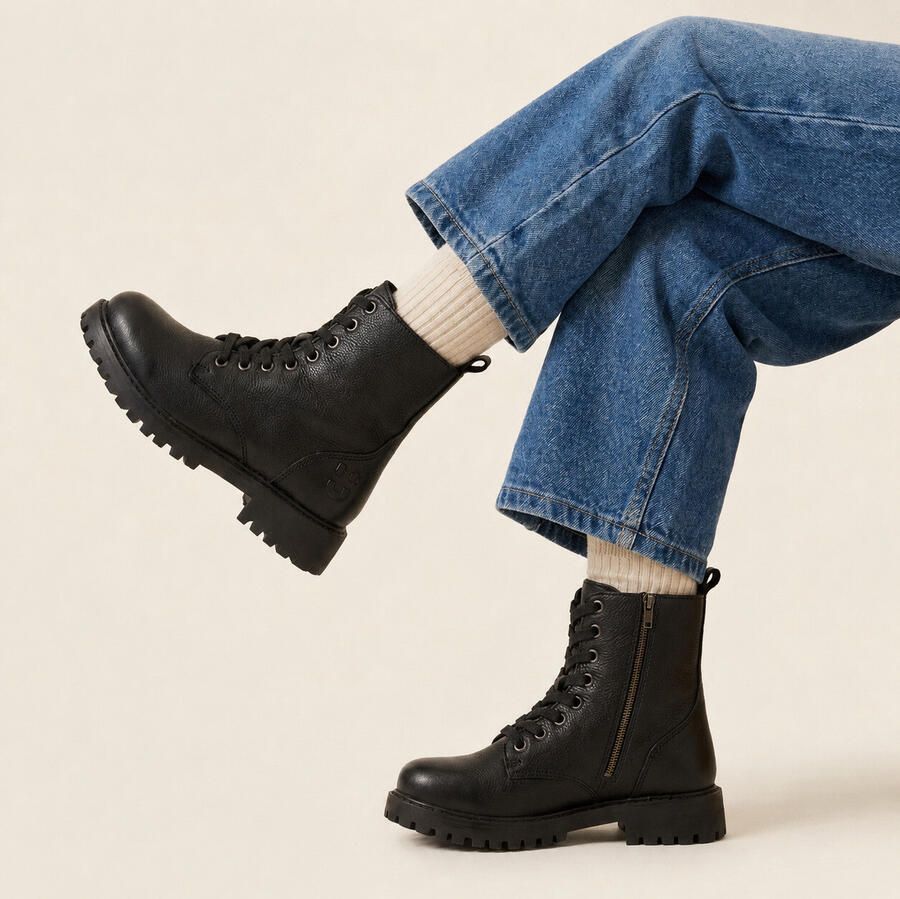 Dr. Martens 1460 Patent Kleuter Tiener leren veterboots zwart Meisjes Leer 36 - Foto 4