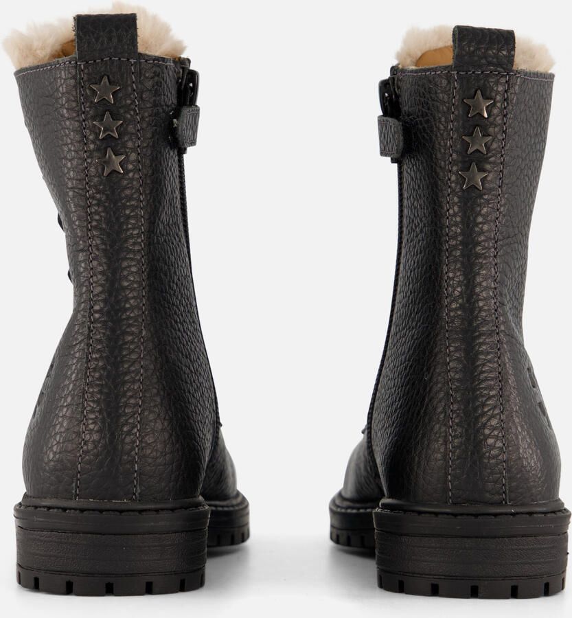 Muyters Veterboots zwart Leer Kinderschoenen - Foto 3