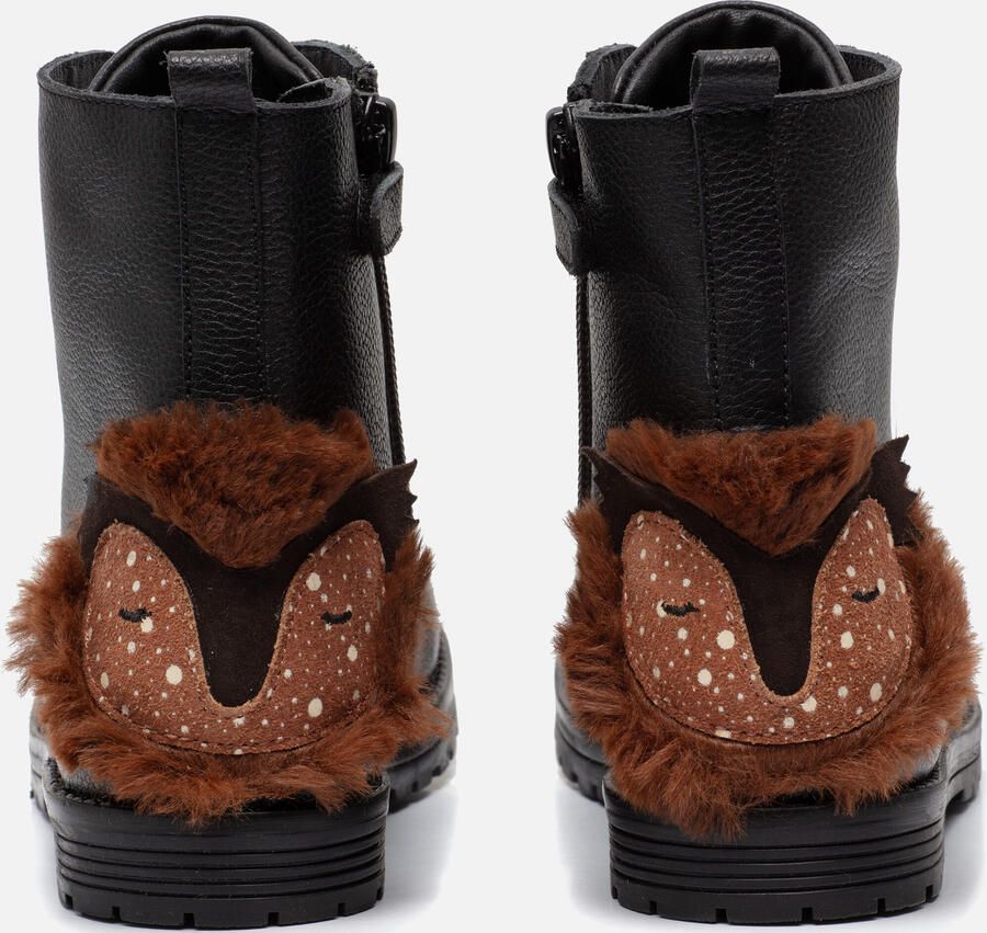 Muyters Veterboots zwart Leer Kinderschoenen - Foto 2