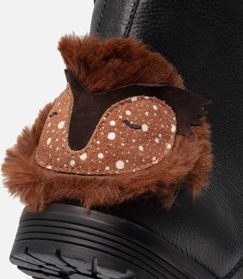Muyters Veterboots zwart Leer Kinderschoenen - Foto 3