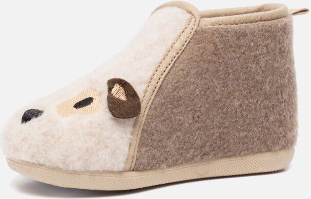 Muyters Pantoffels Beige Textiel 750606