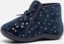 Muyters Pantoffels Blauw Textiel 750503 Textiel - Thumbnail 2