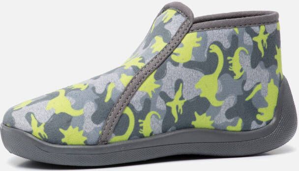 Muyters Pantoffels grijs Textiel 750604