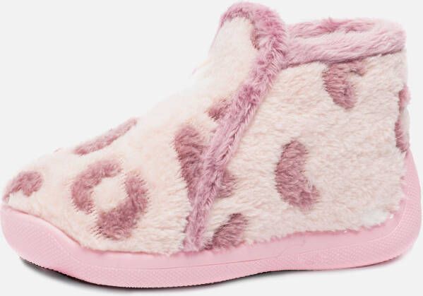 Muyters Pantoffels Roze textiel 750509