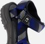 Muyters Sandalen blauw Textiel - Thumbnail 2