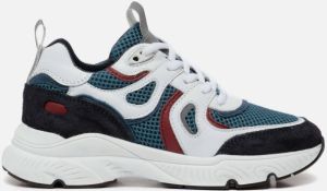 Muyters Sneakers Blauw Leer 091504 Heren Leer