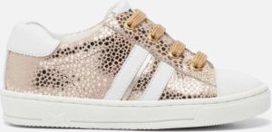 Muyters Klittenbandschoenen Goud Leer 021504 Dames Leer