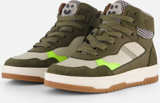Muyters Sneakers groen Leer Kinderschoenen