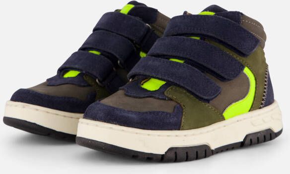 Muyters Velcro Sneakers blauw Leer