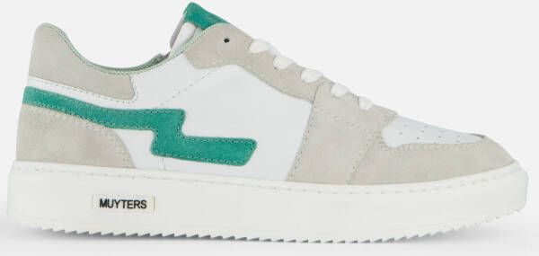 Muyters Sneakers wit Leer Schoenen