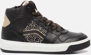 Muyters Sneakers Zwart Leer 042602 Dames