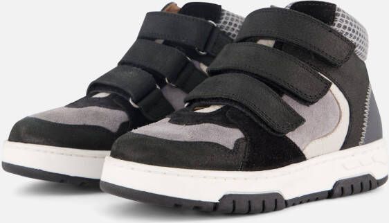 Muyters Sneakers zwart Leer Kinderschoenen