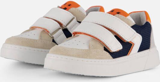 Muyters Velcro Sneakers blauw Leer