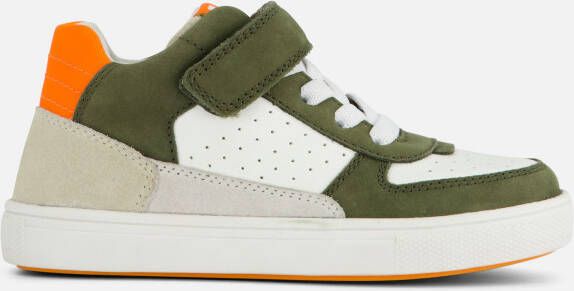 Muyters Velcro Sneakers groen Leer