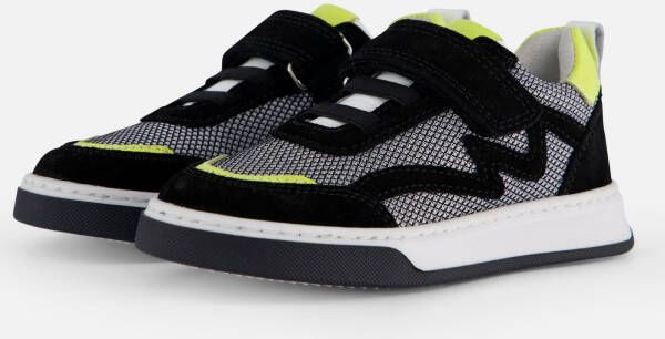 Muyters Velcro Sneakers zwart Leer