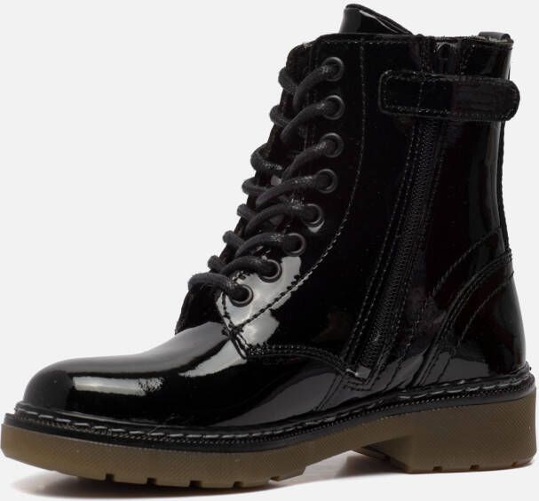 Muyters Veterboots zwart Lak 40604