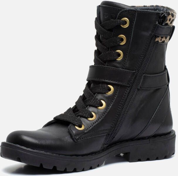 Muyters Veterboots Zwart Leer 032610 Dames - Foto 1