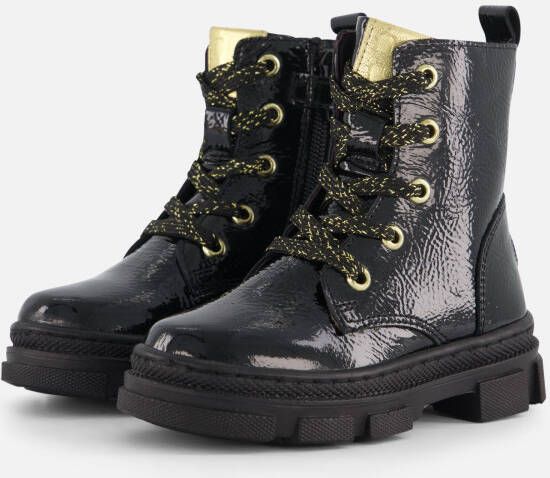 Muyters Veterboots zwart Leer Kinderschoenen - Foto 2