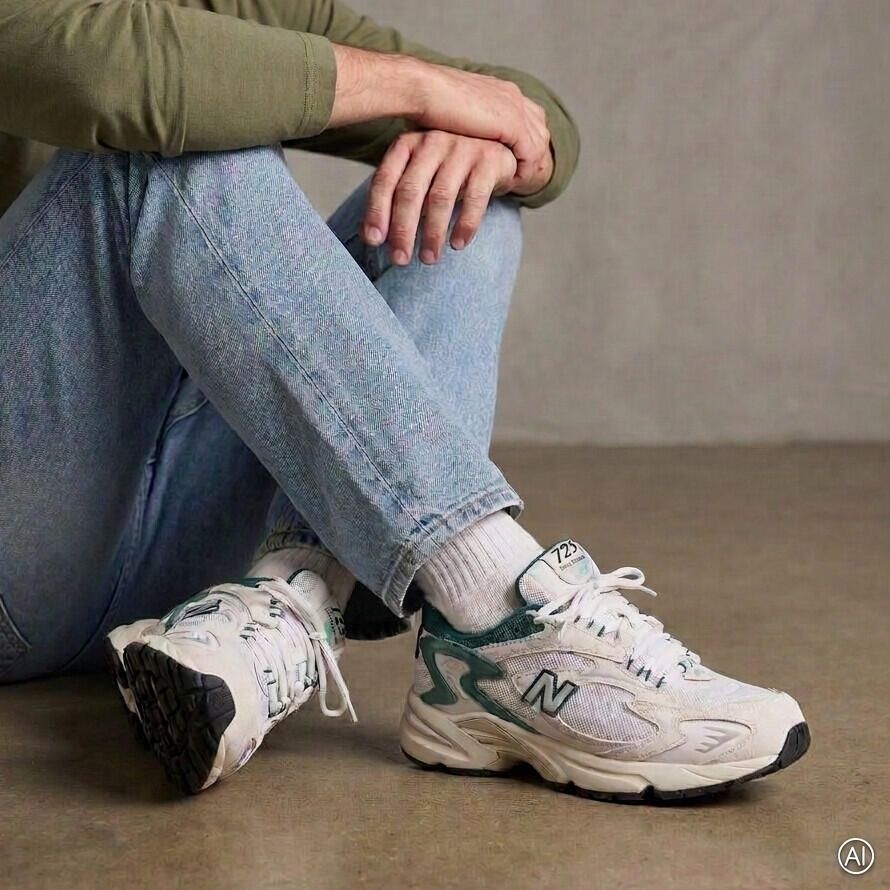 New Balance 725 Sneakers wit