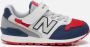 New Balance 996 sneakers wit donkerblauw grijs Mesh Meerkleurig 34.5 - Thumbnail 2