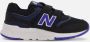 New balance 70s Summer Vibe Klittenband Sneaker Jongens Zwart Blauw - Thumbnail 2