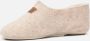 Nortenas Pantoffels beige Imitatiebont 270256 Dames - Thumbnail 1