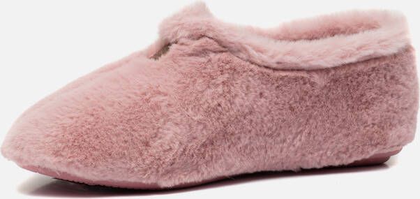 Nortenas Pantoffels roze Imitatiebont Dames