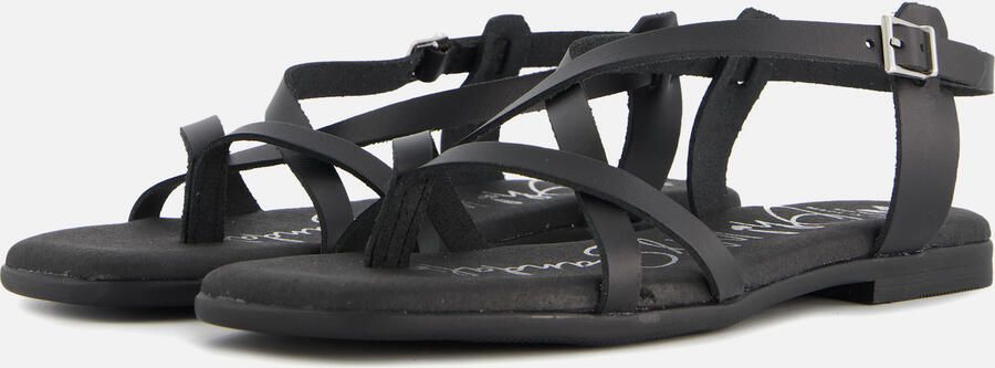 OH MY SANDALS Athena Sandalen zwart Leer Dames - Foto 5