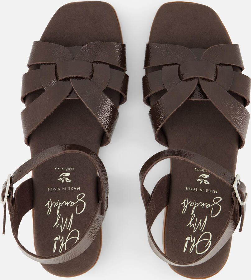 OH MY SANDALS Sandalen bruin Lak - Foto 3