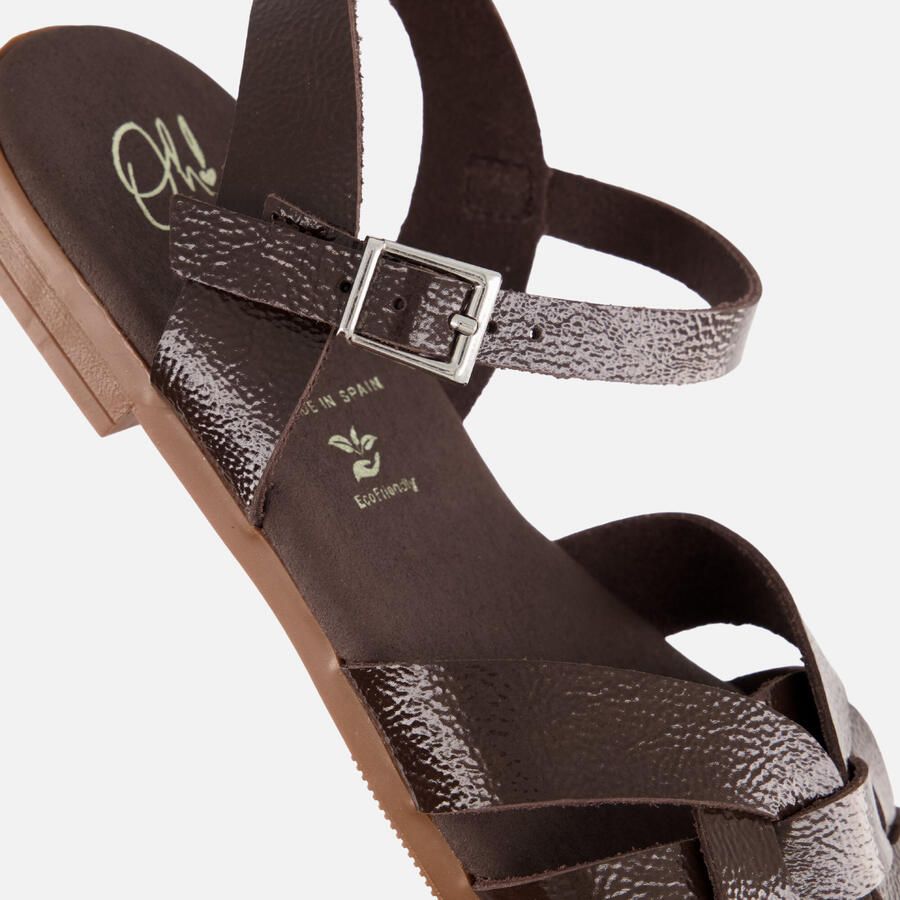OH MY SANDALS Sandalen bruin Lak - Foto 2