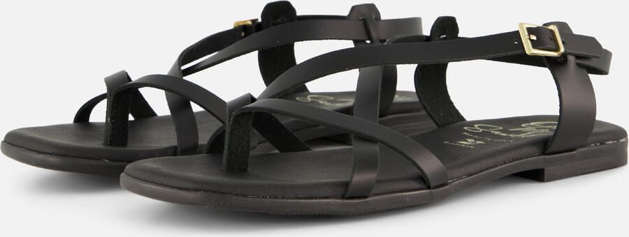 OH MY SANDALS Sandalen zwart Leer