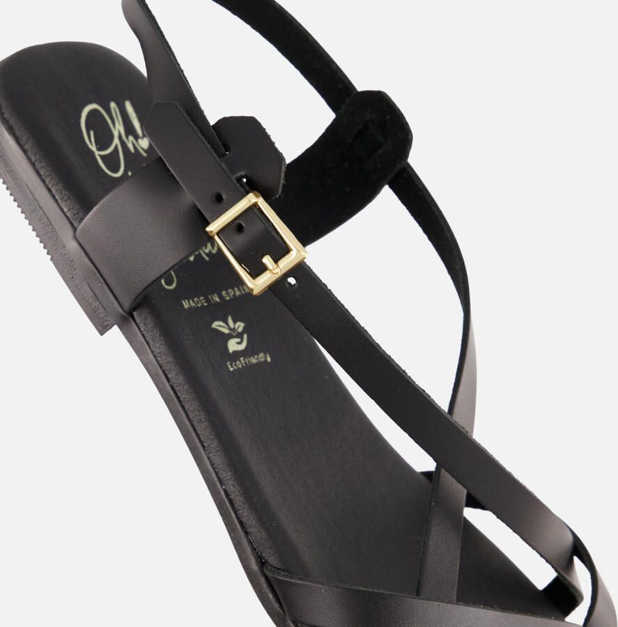 Oh My Sandals Sandalen zwart Leer - Foto 2