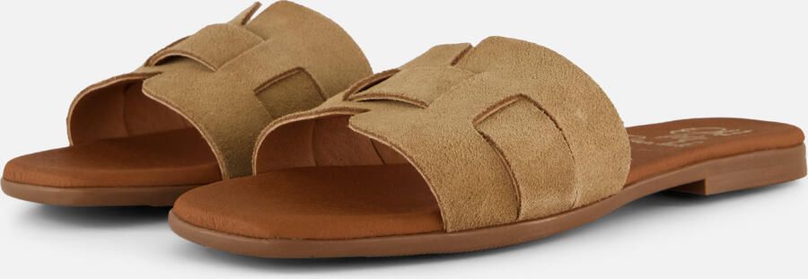 Oh My Sandals Slippers beige Suede - Foto 5