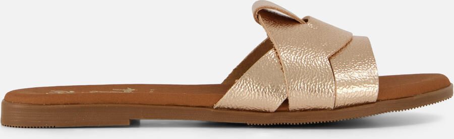 Oh My Sandals Slippers brons Leer - Foto 5