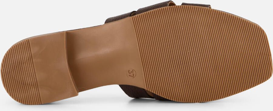 Oh My Sandals Slippers bruin Leer - Foto 4