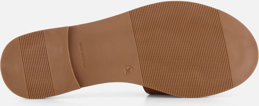 OH MY SANDALS Slippers cognac Leer Dames - Foto 4