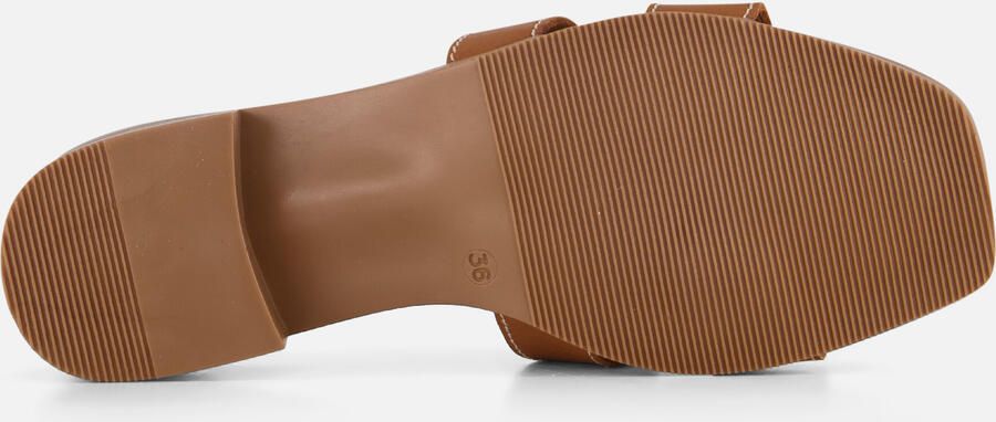 OH MY SANDALS Slippers cognac Leer Dames - Foto 5