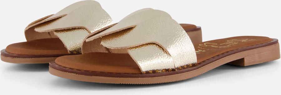 Oh My Sandals Slippers goud Leer - Foto 5