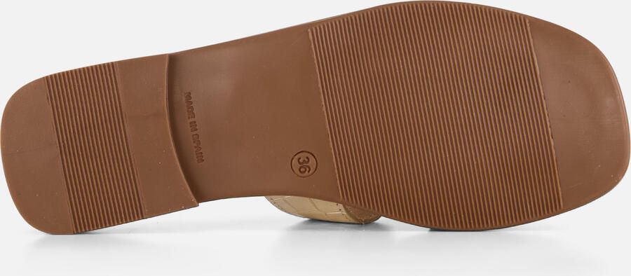 OH MY SANDALS Slippers goud Leer Dames - Foto 5