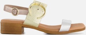 OH MY SANDALS Sandalen goud Leer