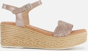 OH MY SANDALS Sandalen goud Leer