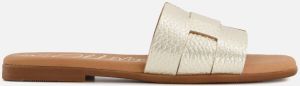 OH MY SANDALS Sandalen goud Leer