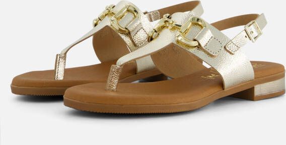 Oh My Sandals Sandalen goud Leer