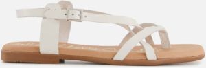OH MY SANDALS Sandalen wit Leer
